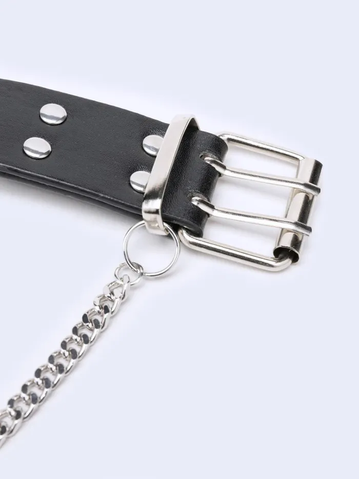 Shop Midnight Star Black Chain Belt Minga London Accessories