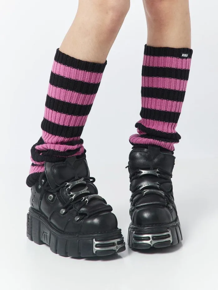 Shop Minga London Accessories All Striped Up Leg Warmers