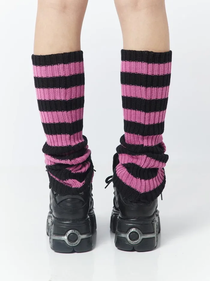 Shop Minga London Accessories All Striped Up Leg Warmers