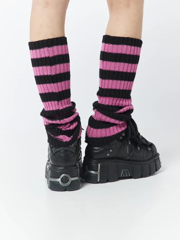 Shop Minga London Accessories All Striped Up Leg Warmers