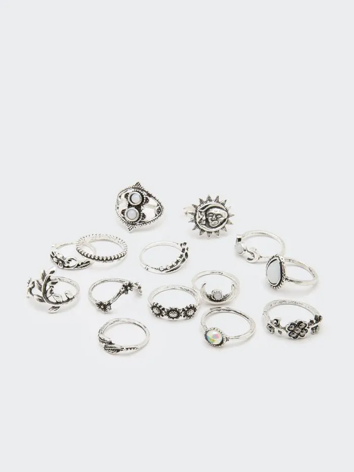 Shop Minga London Accessories Mystic Rings Set Shop Minga London Accessories Mystic Rings Set