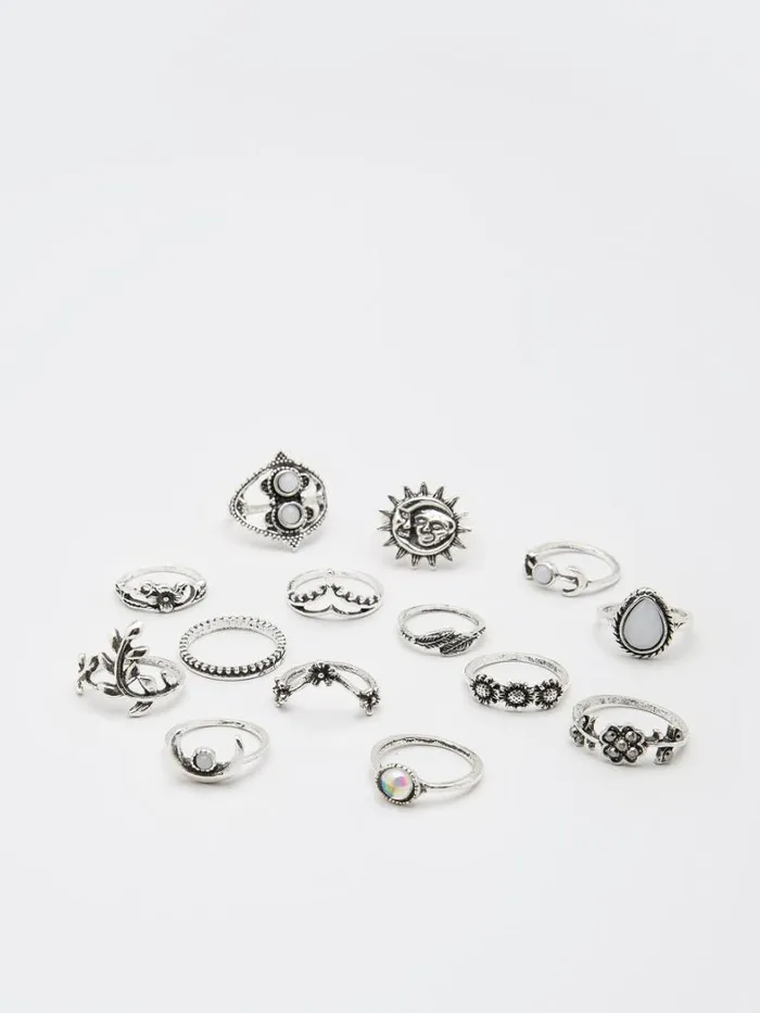 Shop Minga London Accessories Mystic Rings Set Shop Minga London Accessories Mystic Rings Set