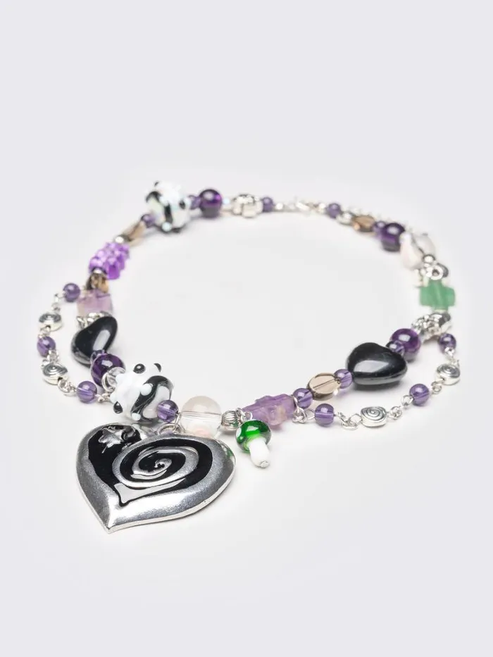 Shop Minga London Accessories Never Ending Love Beaded Necklace Shop Minga London Accessories Never Ending Love Beaded Necklace