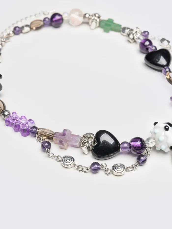 Shop Minga London Accessories Never Ending Love Beaded Necklace Shop Minga London Accessories Never Ending Love Beaded Necklace