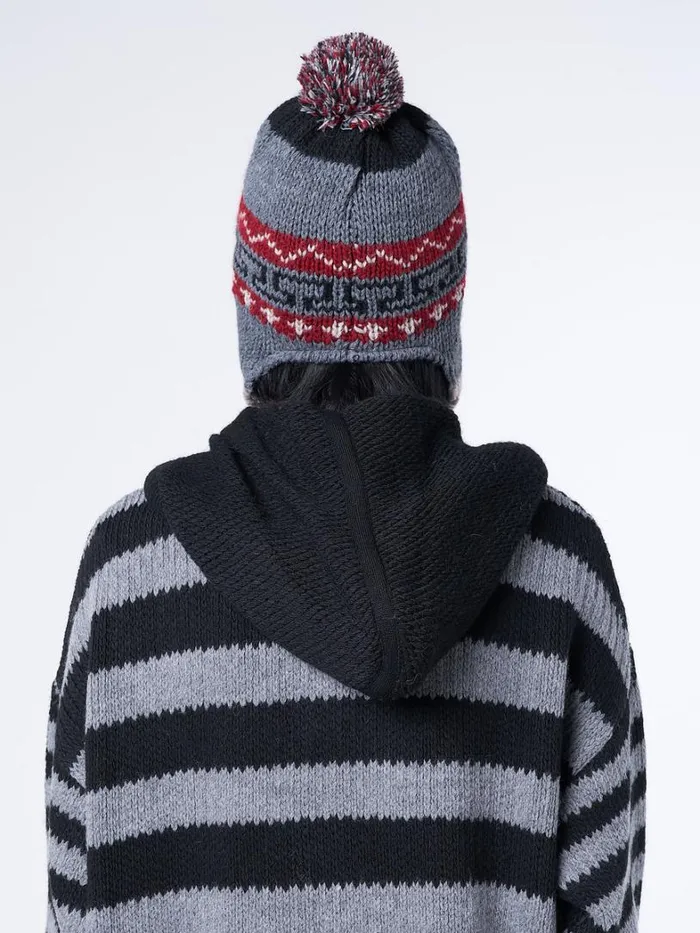 Shop Minga London Accessories Noah Patterned Tie Knit Hat