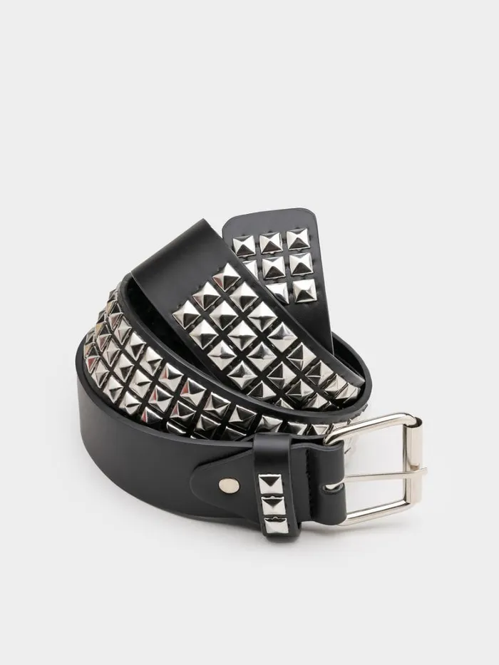 Shop Minga London Accessories Punk Girl Studded Buckle Belt