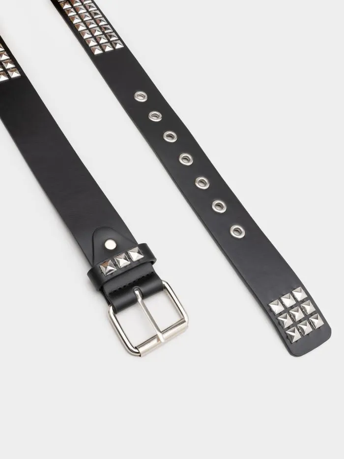 Shop Minga London Accessories Punk Girl Studded Buckle Belt