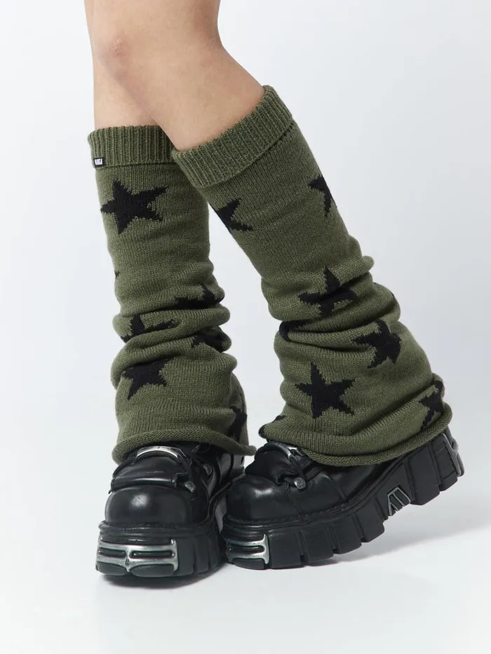 Shop Minga London Accessories Star Flare Leg Warmers