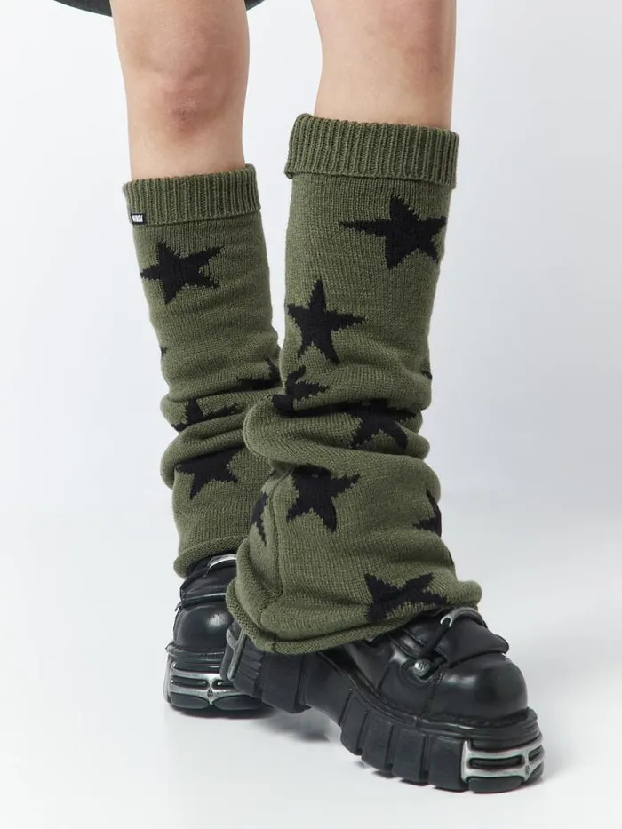 Shop Minga London Accessories Star Flare Leg Warmers