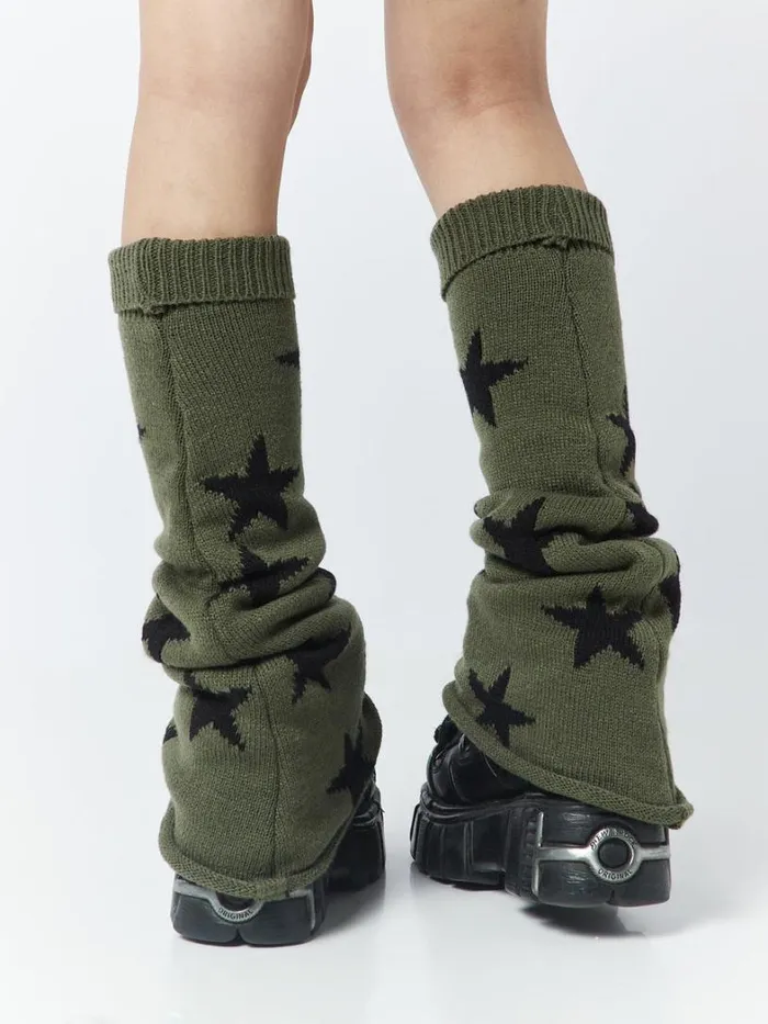 Shop Minga London Accessories Star Flare Leg Warmers
