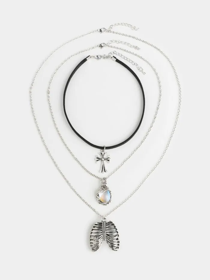 Shop Minga London Accessories Trilogy Three Piece Necklace Set Shop Minga London Accessories Trilogy Three Piece Necklace Set