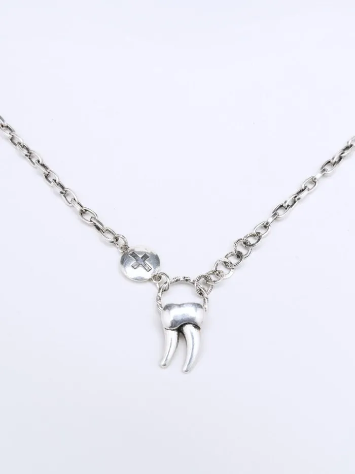 Shop Minga London Accessories Wisdom Tooth Gothic Pendant Necklace