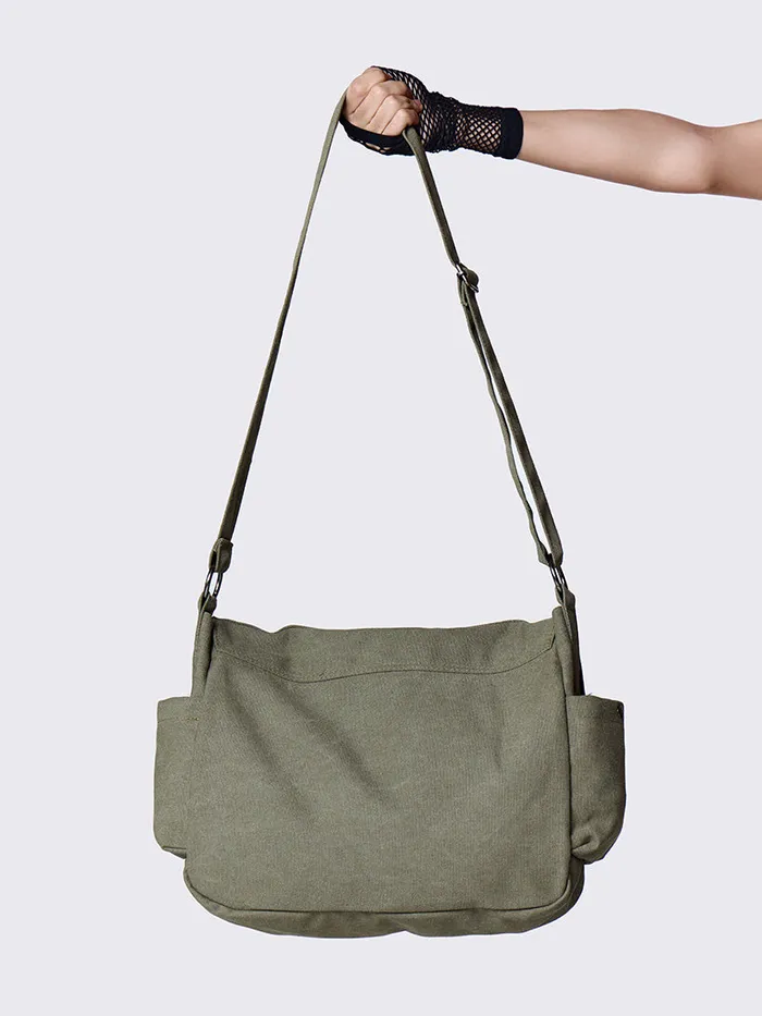 Shop Minga Multi Pocket Lace Messenger Bag Minga London Accessories