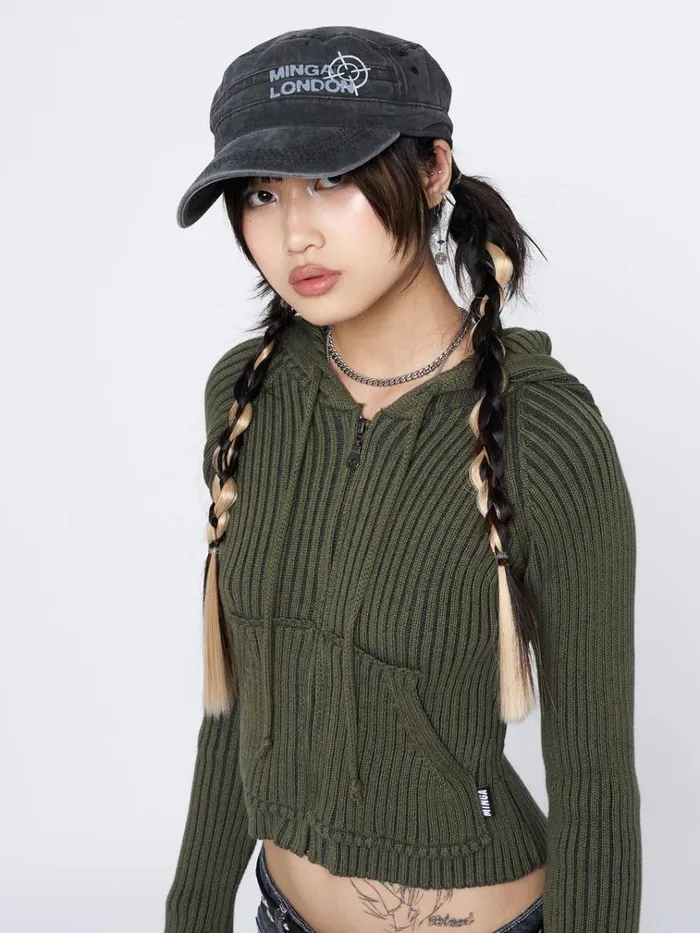 Shop Minga Star Black Military Cap Minga London Accessories