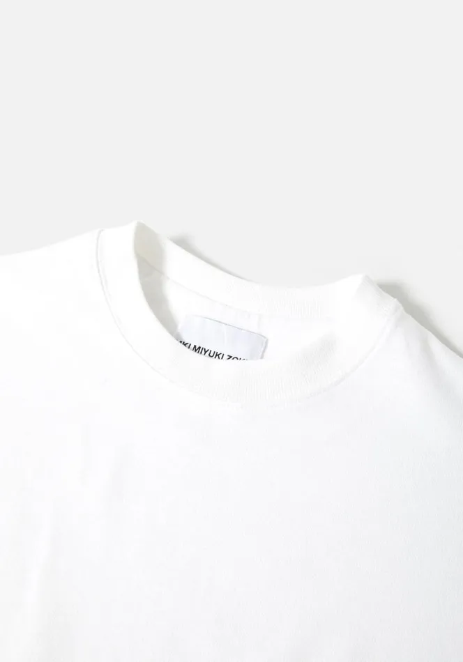 Shop MKI 350 GSM HEAVYWEIGHT LONGSLEEVE White MKI MIYUKI ZOKU TShirts