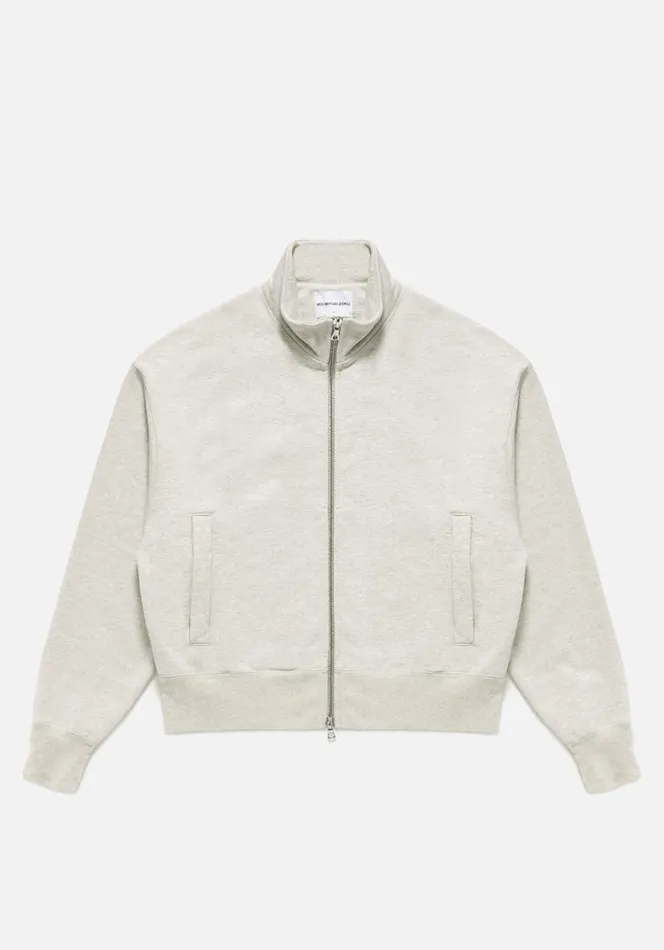 Shop MKI 650 GSM HEAVYWEIGHT FULL ZIP JACKET Oatmeal MKI MIYUKI ZOKU Outerwear