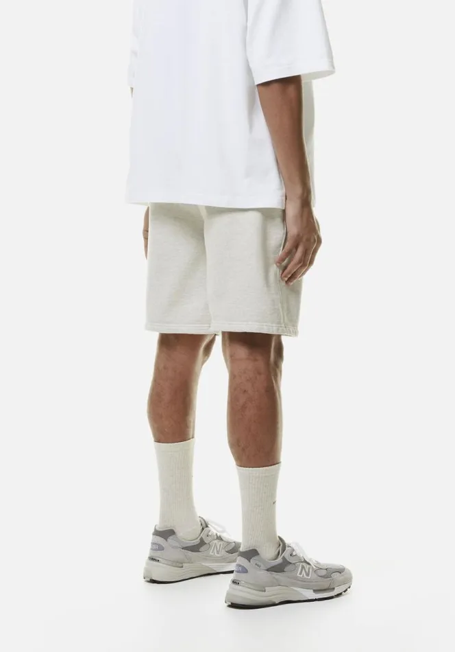 Shop MKI 650 GSM HEAVYWEIGHT SHORTS Oatmeal MKI MIYUKI ZOKU Shorts