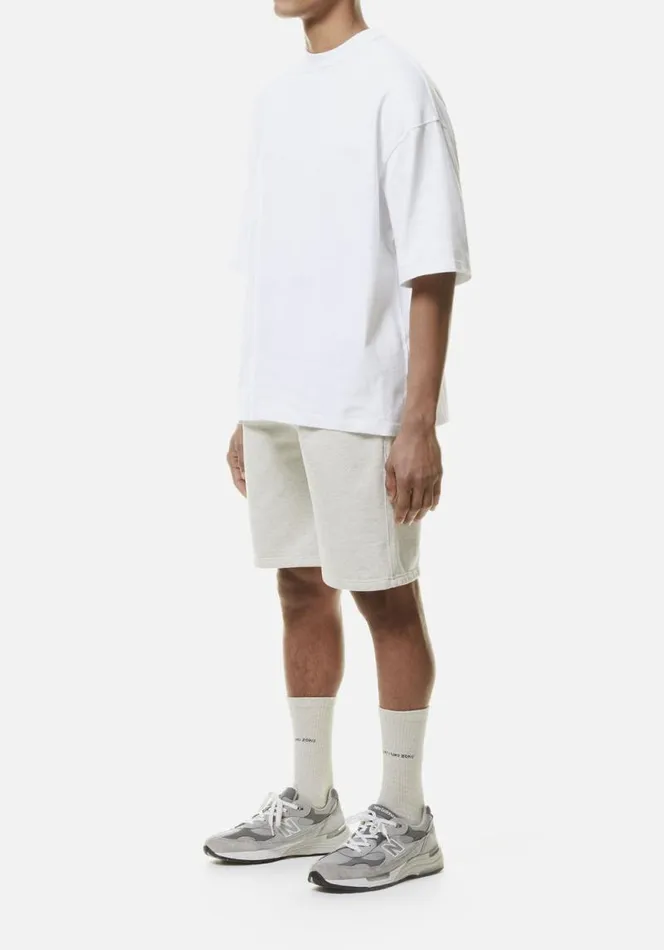 Shop MKI 650 GSM HEAVYWEIGHT SHORTS Oatmeal MKI MIYUKI ZOKU Shorts