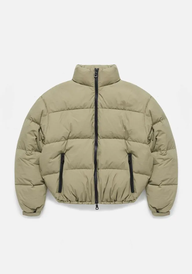 Shop MKI BUBBLE JACKET Khaki MKI MIYUKI ZOKU Outerwear