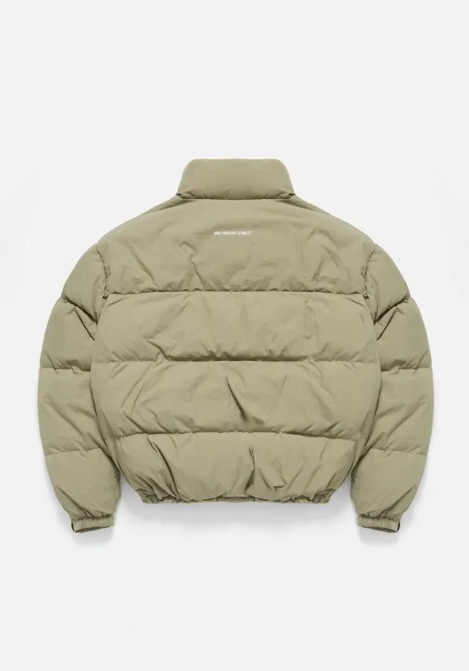 Shop MKI BUBBLE JACKET Khaki MKI MIYUKI ZOKU Outerwear