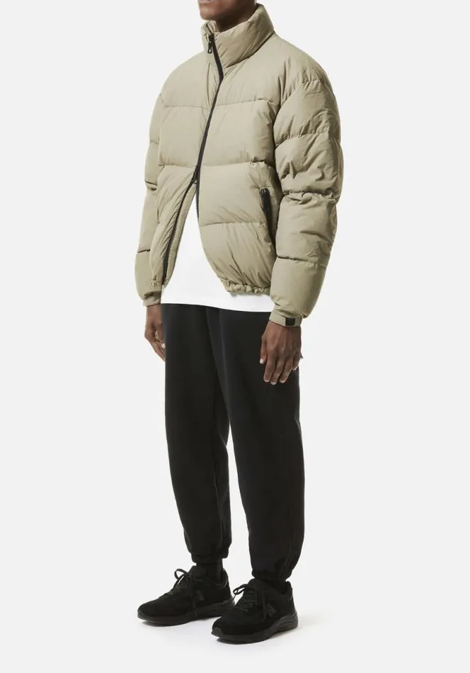 Shop MKI BUBBLE JACKET Khaki MKI MIYUKI ZOKU Outerwear