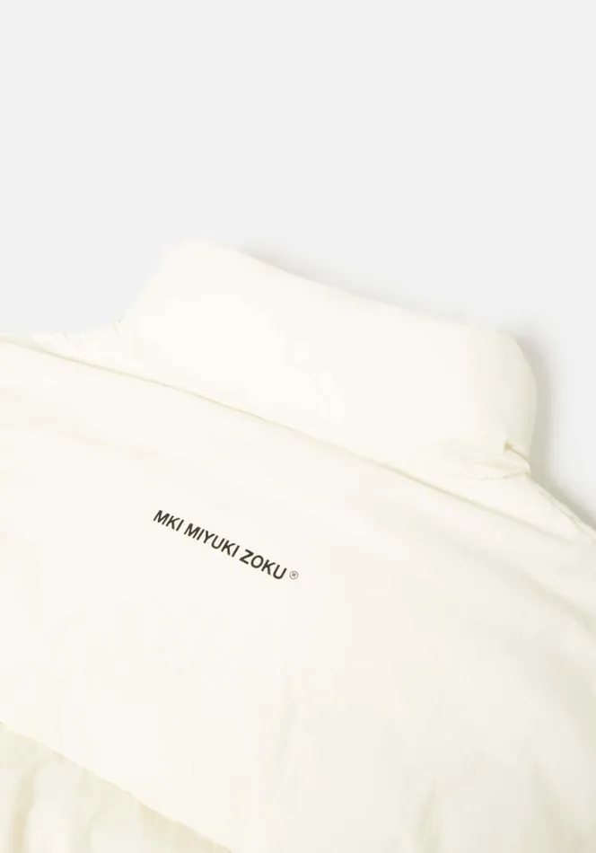 Shop MKI BUBBLE JACKET Off White MKI MIYUKI ZOKU Outerwear