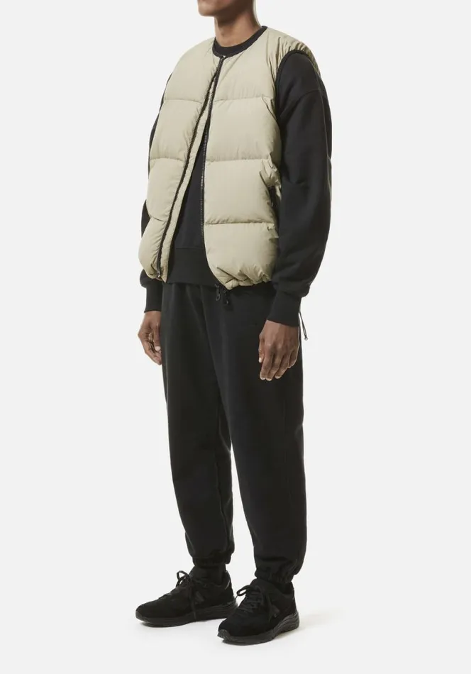 Shop MKI BUBBLE VEST Khaki MKI MIYUKI ZOKU Outerwear