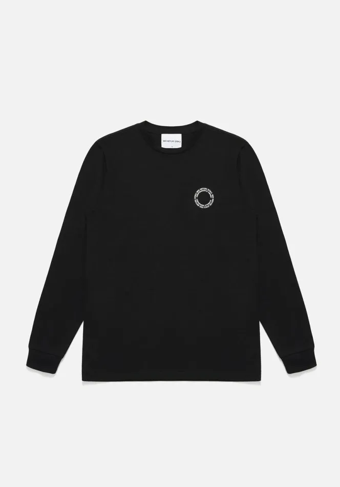 Shop MKI CIRCLE LONGSLEEVE Black MKI MIYUKI ZOKU TShirts