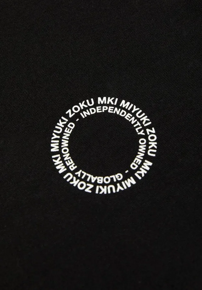 Shop MKI CIRCLE LONGSLEEVE Black MKI MIYUKI ZOKU TShirts