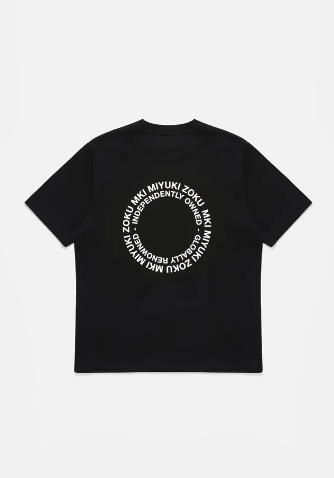 Shop MKI CIRCLE TSHIRT Black MKI MIYUKI ZOKU TShirts