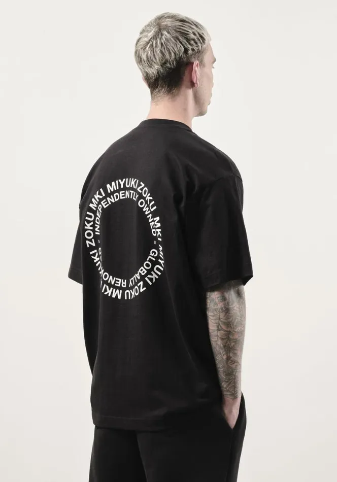 Shop MKI CIRCLE TSHIRT Black MKI MIYUKI ZOKU TShirts