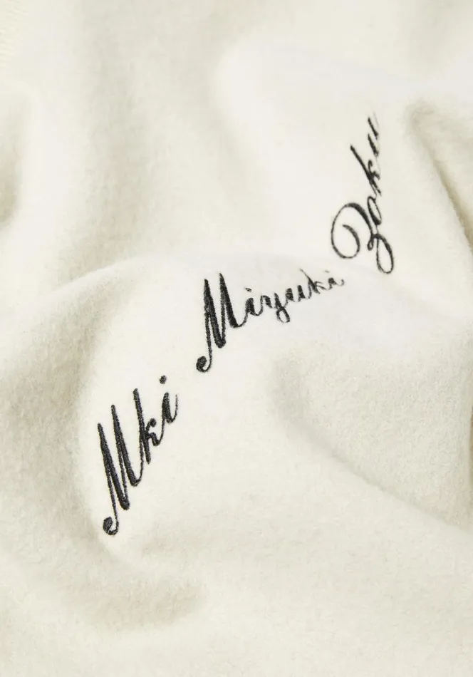 Shop MKI COLLEGE VARSITY JACKET Off White MKI MIYUKI ZOKU Outerwear