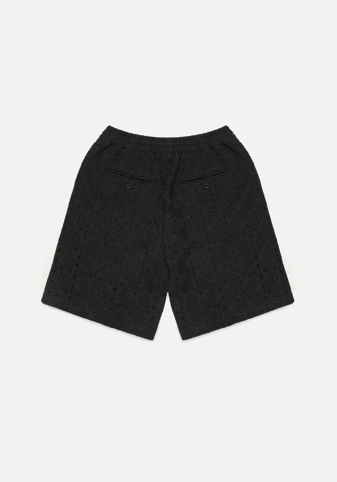 Shop MKI CROCHET SHORTS Black MKI MIYUKI ZOKU Shorts