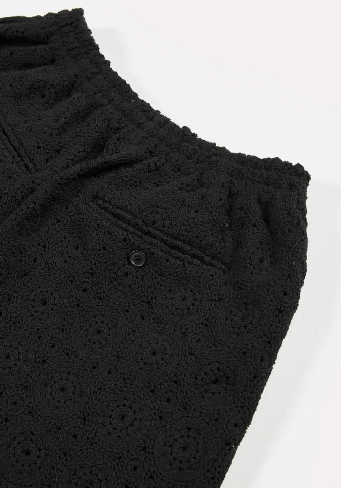 Shop MKI CROCHET SHORTS Black MKI MIYUKI ZOKU Shorts