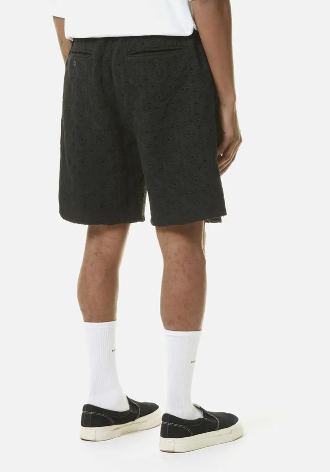 Shop MKI CROCHET SHORTS Black MKI MIYUKI ZOKU Shorts