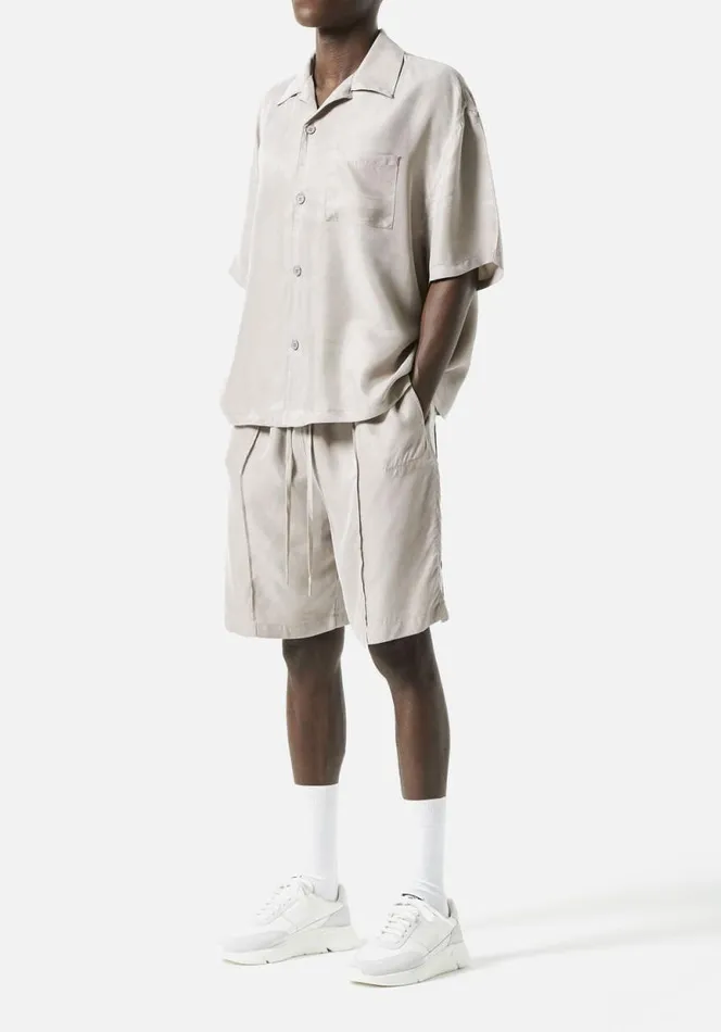 Shop MKI CUPRO SHORTS Grey MKI MIYUKI ZOKU Shorts