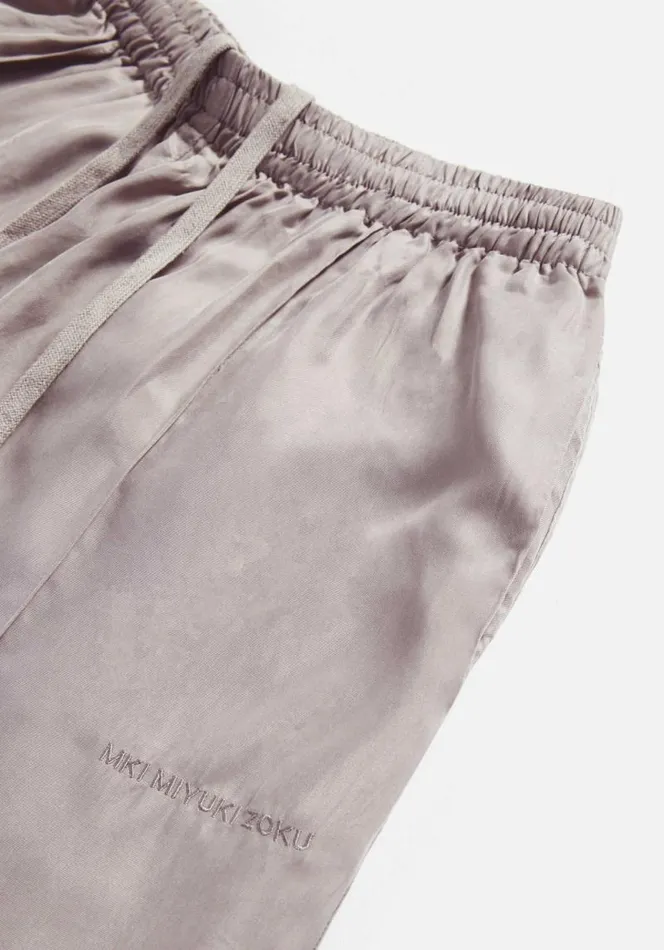 Shop MKI CUPRO TROUSERS Lavender MKI MIYUKI ZOKU Trousers