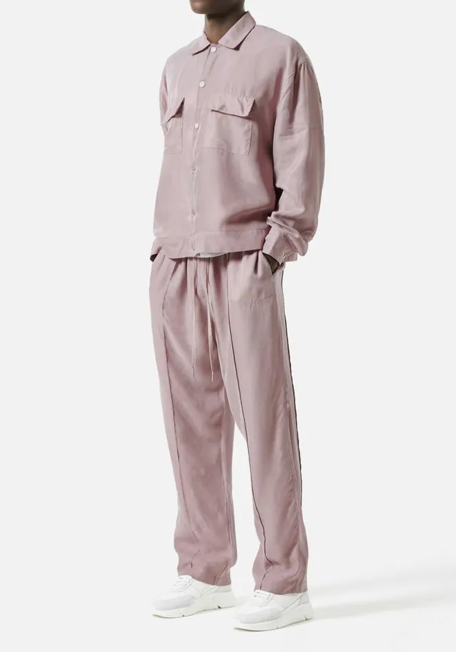 Shop MKI CUPRO TROUSERS Lavender MKI MIYUKI ZOKU Trousers