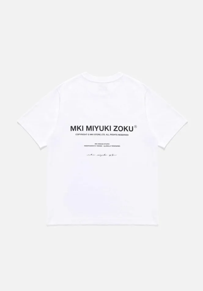Shop MKI DESIGN STUDIO TSHIRT White MKI MIYUKI ZOKU TShirts