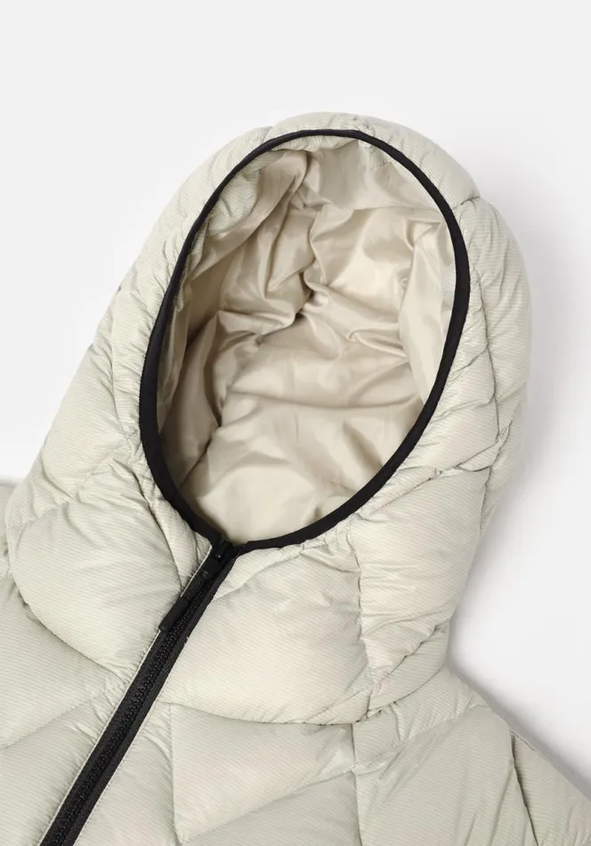 Shop MKI DIAMOND DOWN HOODED JACKET Light Green MKI MIYUKI ZOKU Outerwear