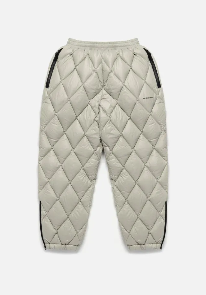 Shop MKI DIAMOND DOWN TRACK PANTS Light Green MKI MIYUKI ZOKU Trousers