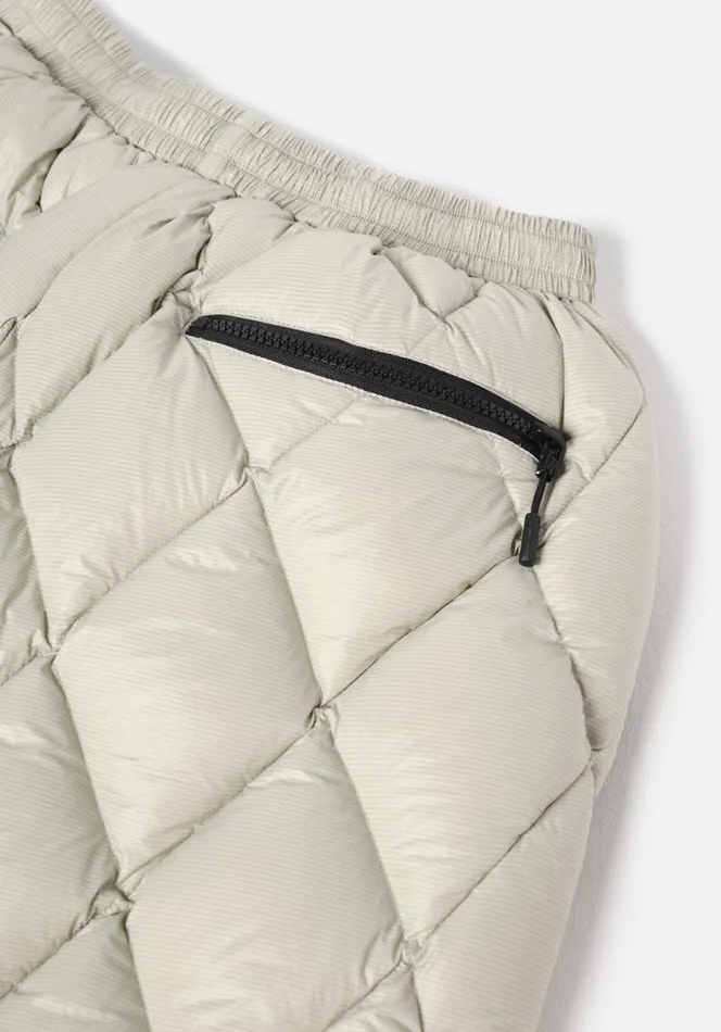 Shop MKI DIAMOND DOWN TRACK PANTS Light Green MKI MIYUKI ZOKU Trousers