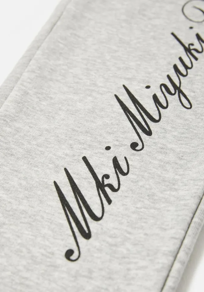 Shop MKI EMBASSY PRINT JOGGERS Grey MKI MIYUKI ZOKU Trousers