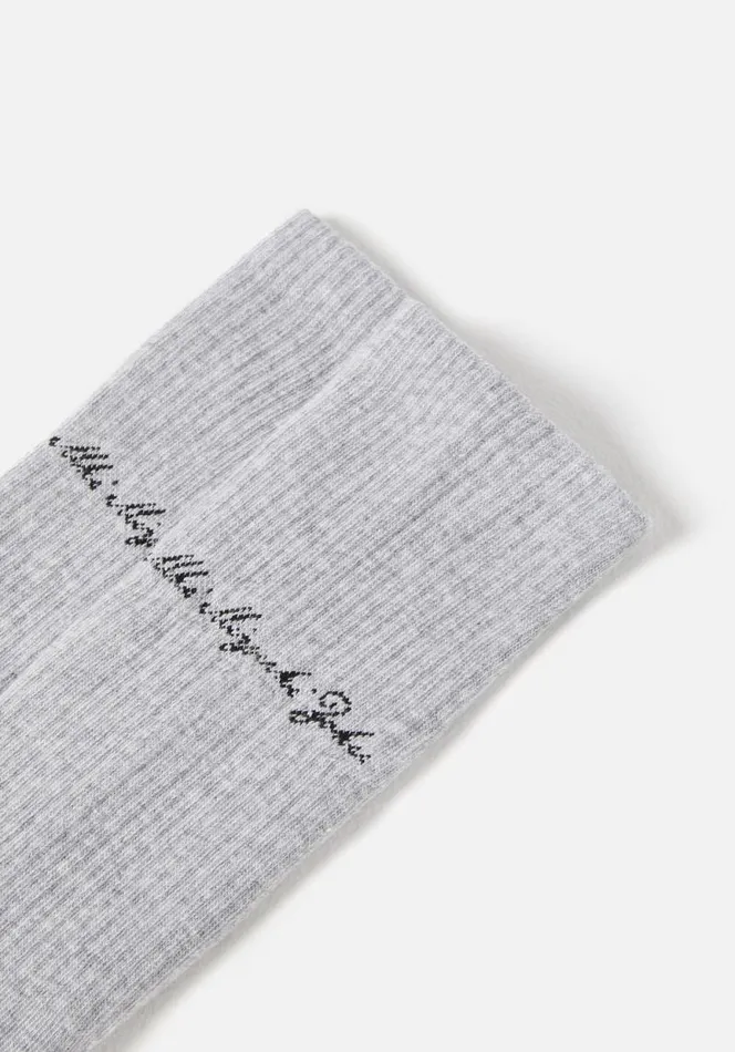 Shop MKI EMBASSY SOCKS Grey MKI MIYUKI ZOKU Socks