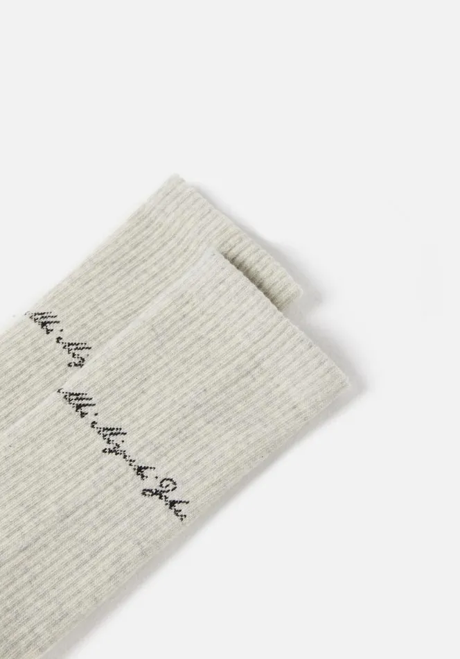 Shop MKI EMBASSY SOCKS Oatmeal MKI MIYUKI ZOKU Socks