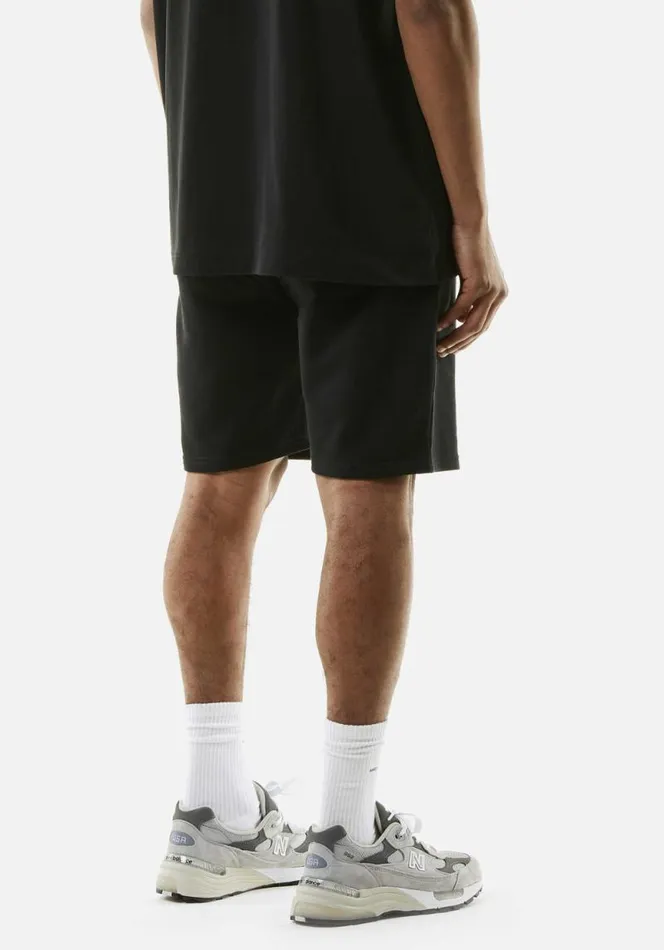 Shop MKI EMBROIDERED EMBASSY SHORTS Black MKI MIYUKI ZOKU Shorts