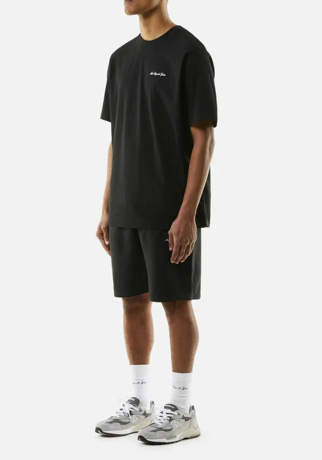 Shop MKI EMBROIDERED EMBASSY SHORTS Black MKI MIYUKI ZOKU Shorts