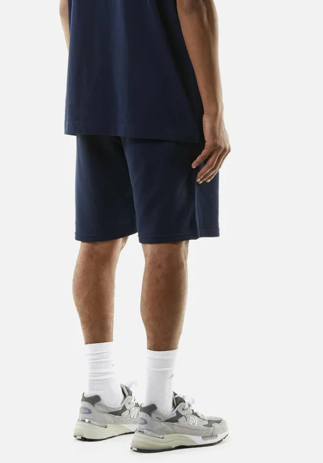 Shop MKI EMBROIDERED EMBASSY SHORTS Navy MKI MIYUKI ZOKU Shorts