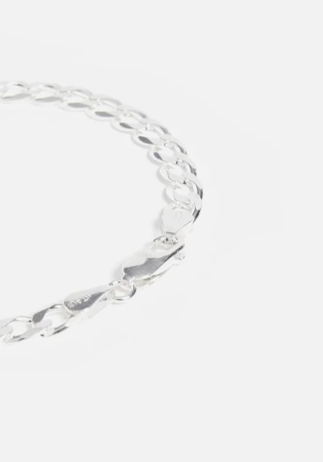 Shop MKI HEAVY CURB BRACELET Silver MKI MIYUKI ZOKU Jewellery