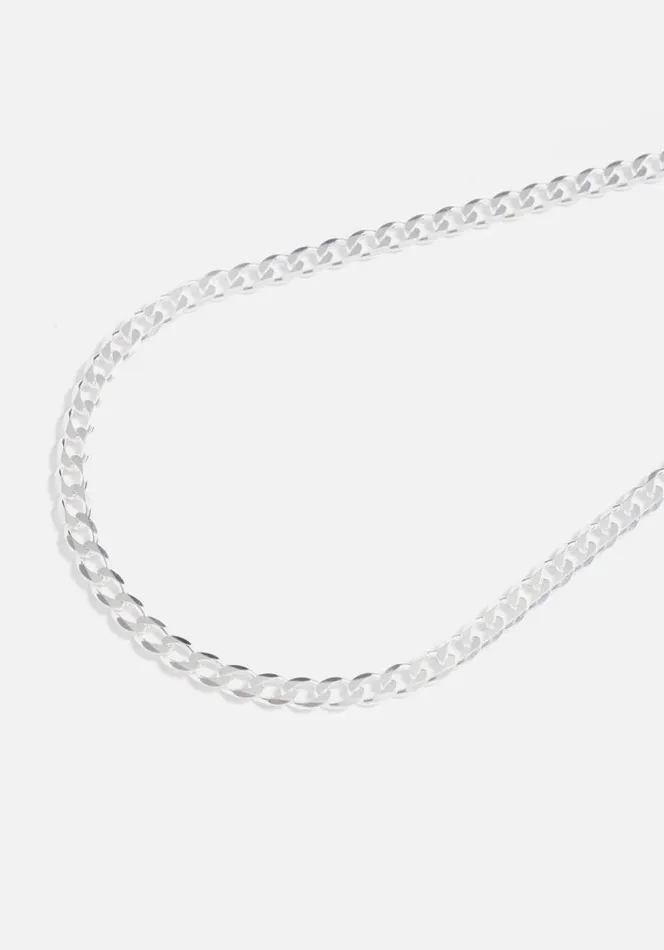 Shop MKI HEAVY CURB NECKLACE Silver MKI MIYUKI ZOKU Jewellery